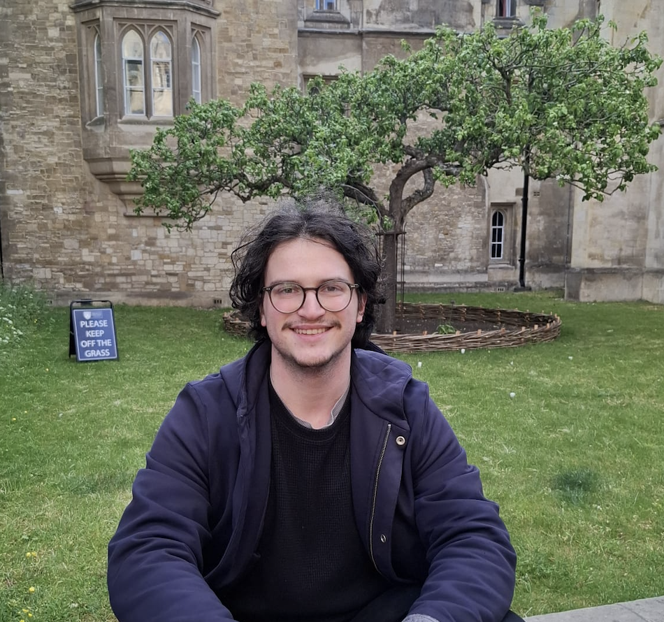 Picture of me by Newton's apple tree.